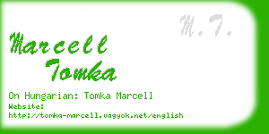 marcell tomka business card